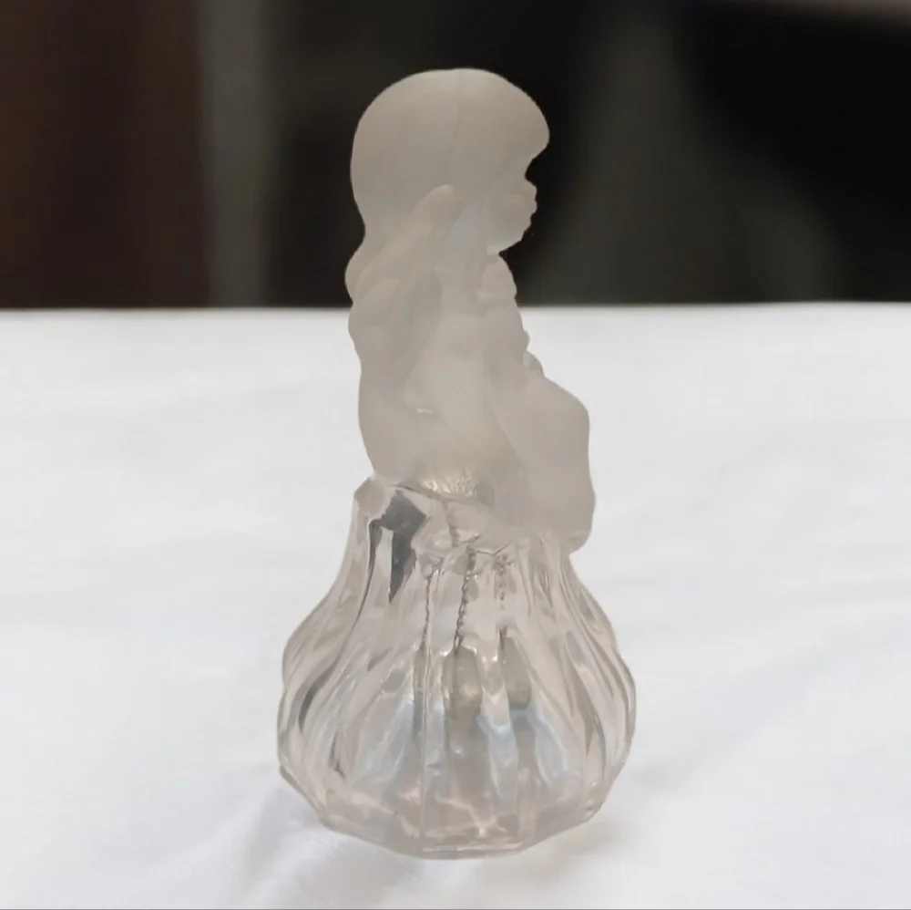 Frosted Glass Angel Figurine